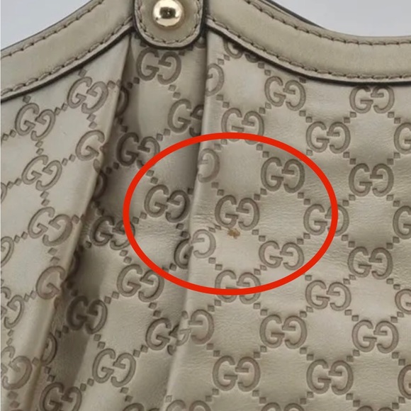 GUCCI Guccissima Sukey Medium Tote Bag GG Leather 14x11x4.5 (LxHxW) - Picture 12 of 15
